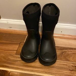 Kids BOGS Waterproof Classic High Insulated Boots Handles Black Size 11